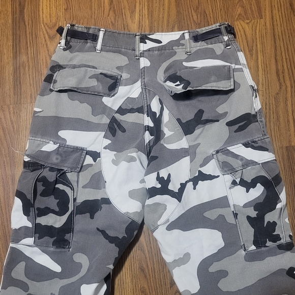 U.S. Army Hot Weather Woodland Camo BDU Combat Trousers Men’s W27 Military Style - Picture 10 of 10
